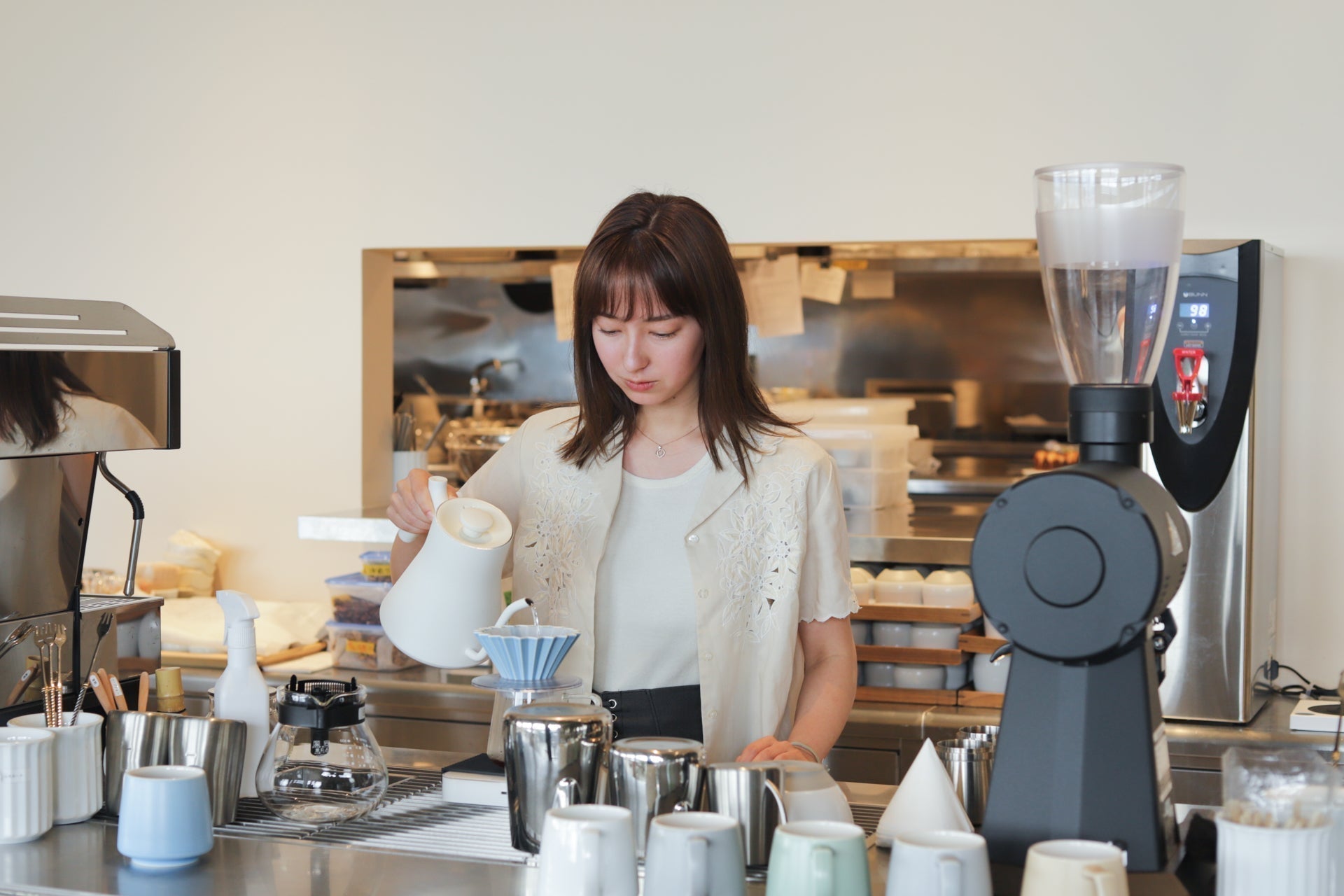 AMA MILANO エスプレッソマシン/Origami ラテボウル＆ドリッパー AMA MILANO エスプレッソマシン/Origami ラテボウル＆ドリッパー AMA