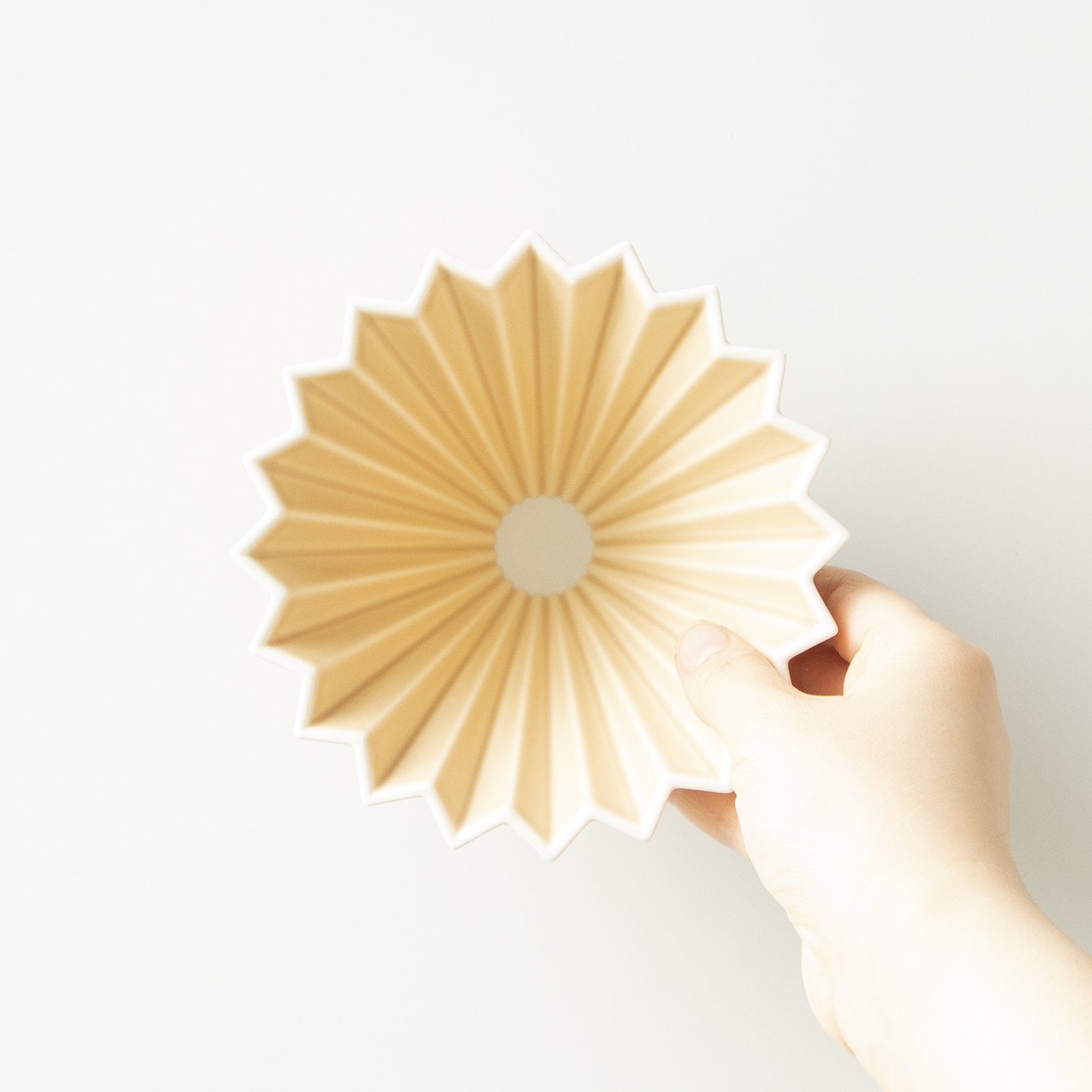 【ORIGAMI 公式】ドリッパー M マットベージュ