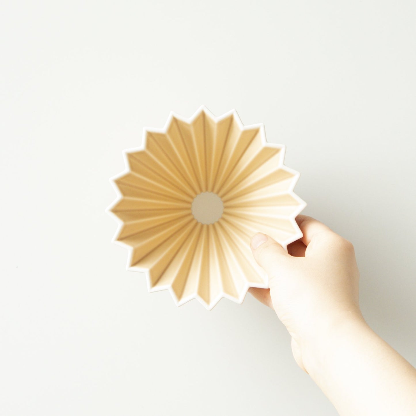 【ORIGAMI 公式】ドリッパー S マットベージュ