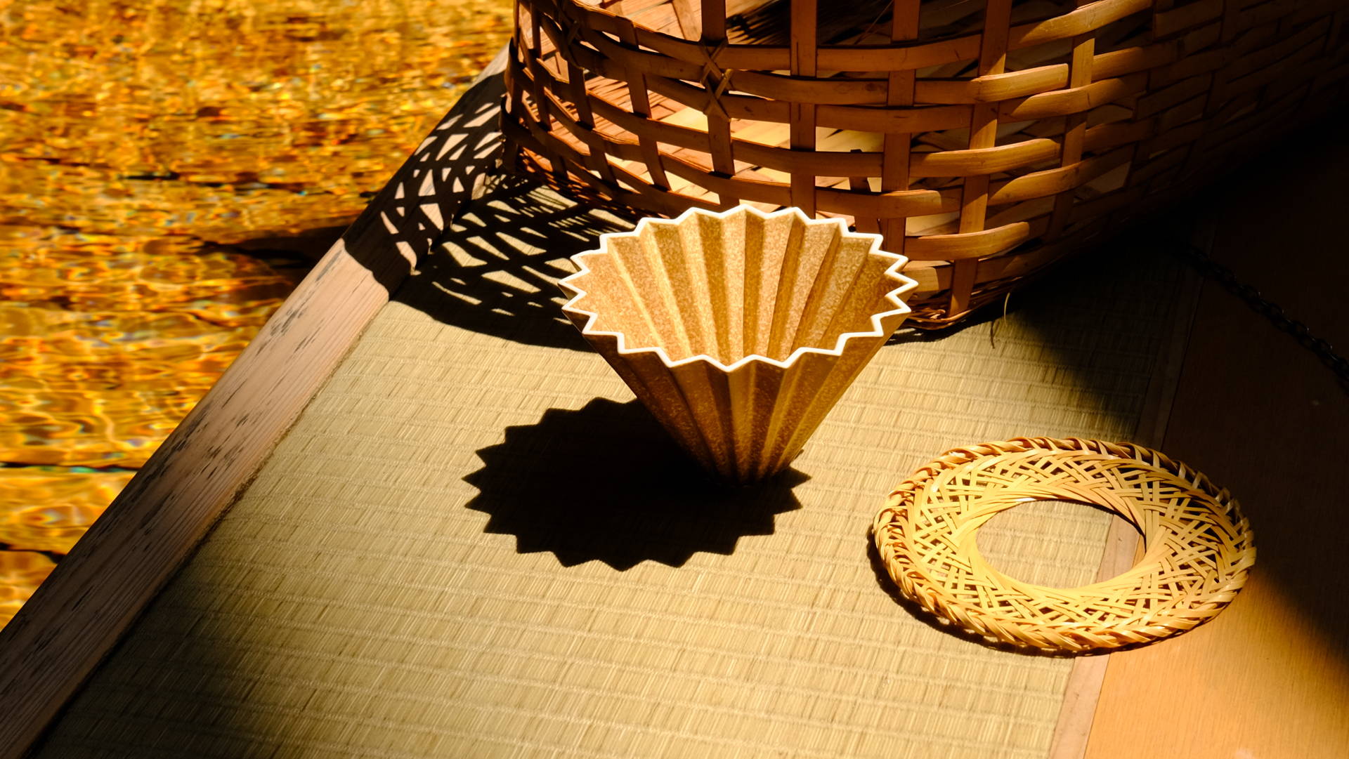 ORIGAMIと別府の竹細工