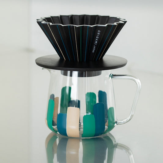 【Lottery Sales】ORIGAMI × Maruyoshi Kosaka Dripper Set [ao]