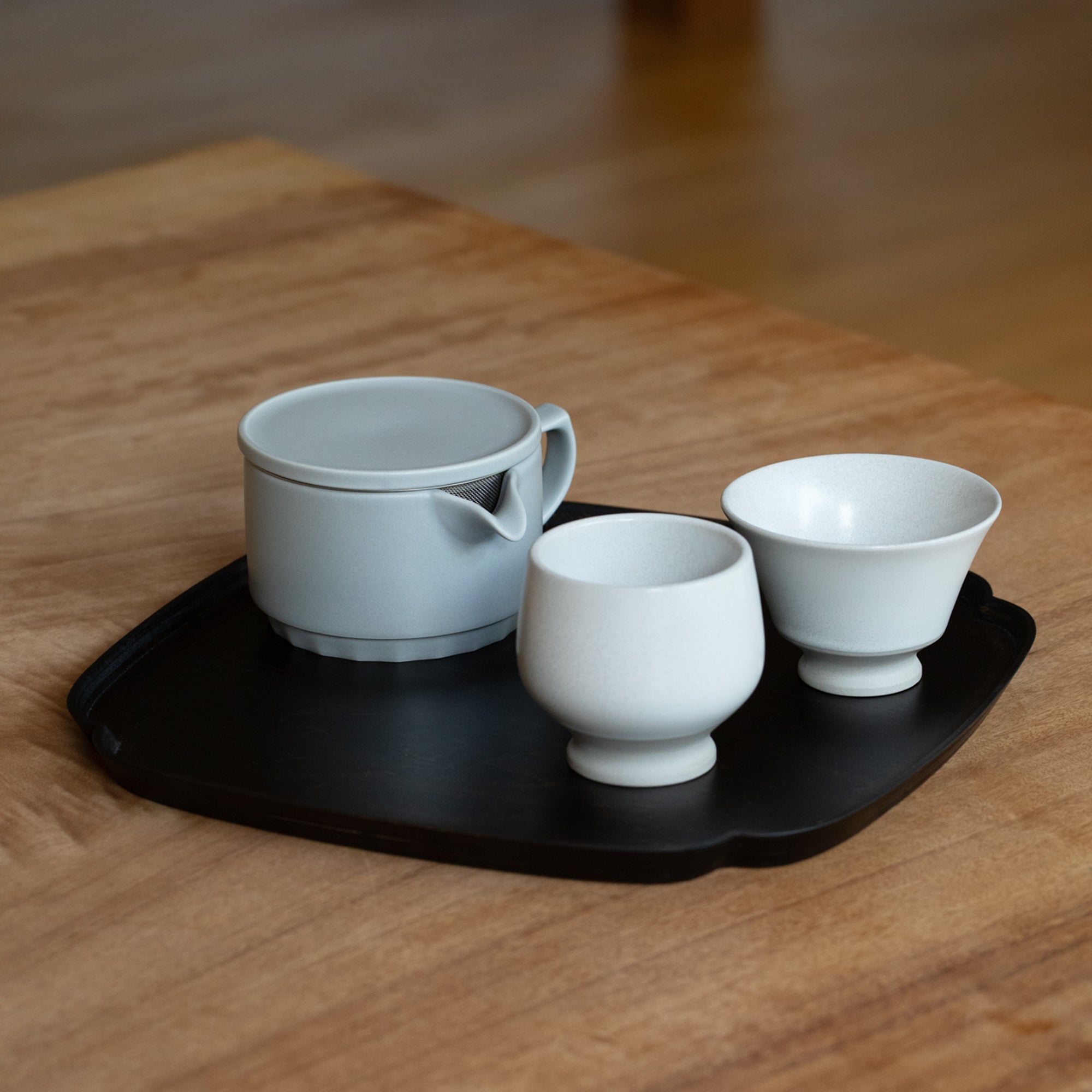 ORIGAMIの茶器と組み合わせて