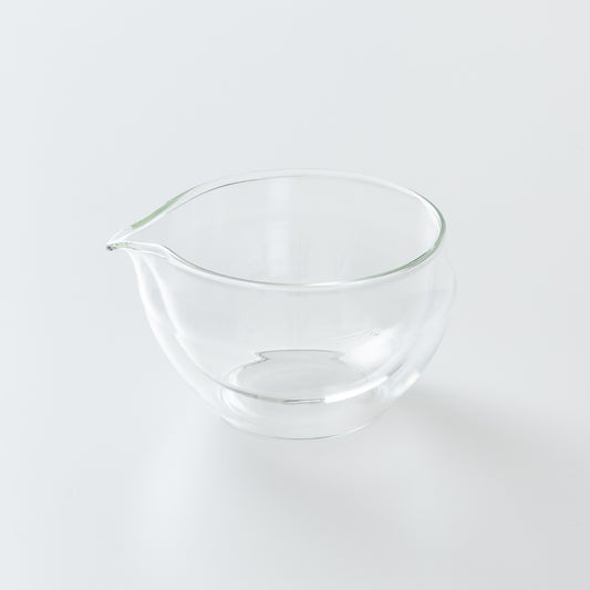 Glass Katakuchi Matcha Bowl