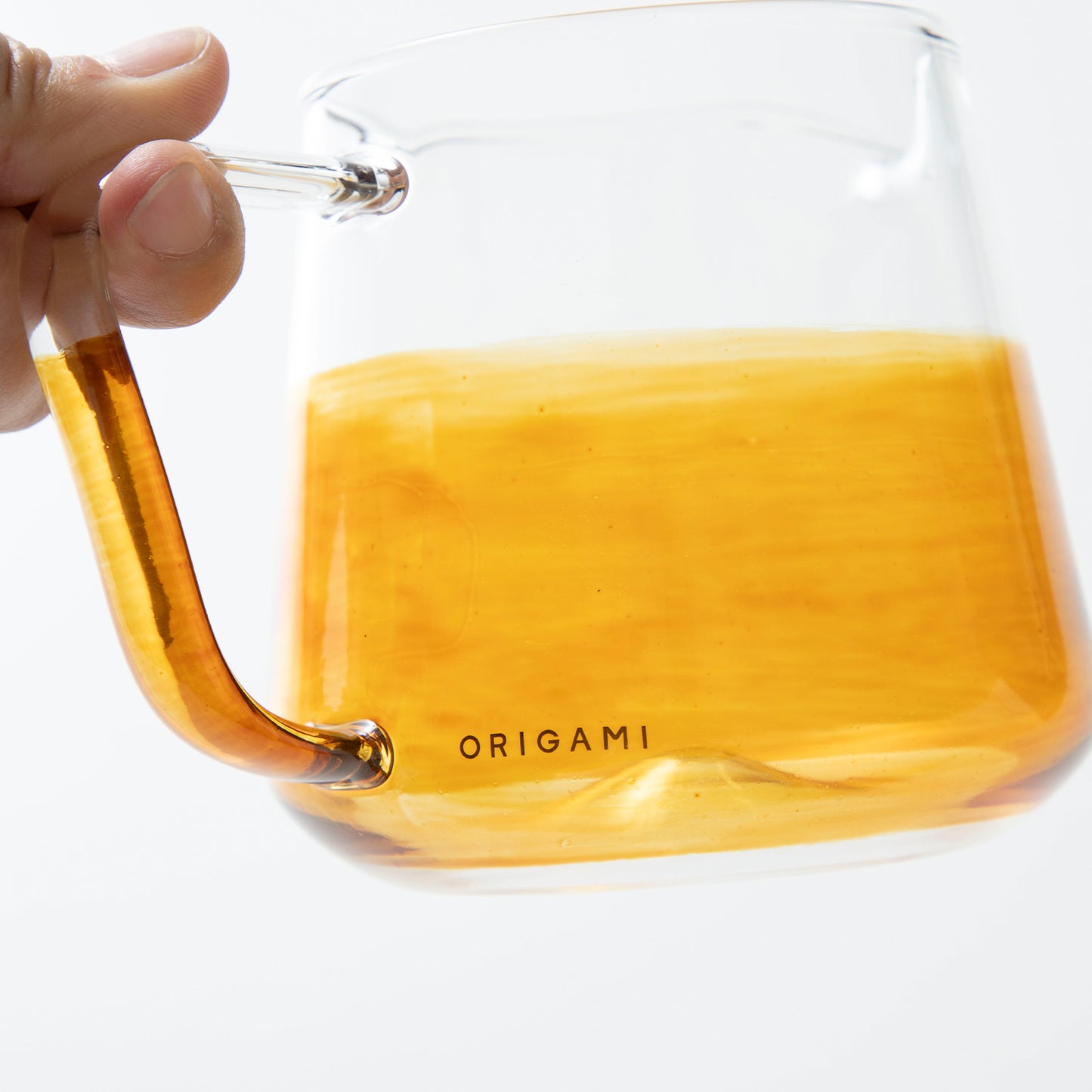 【Lottery Sale】 ORIGAMI × Maruyoshi Kosaka Aroma Glass Server [Clear Urushi]