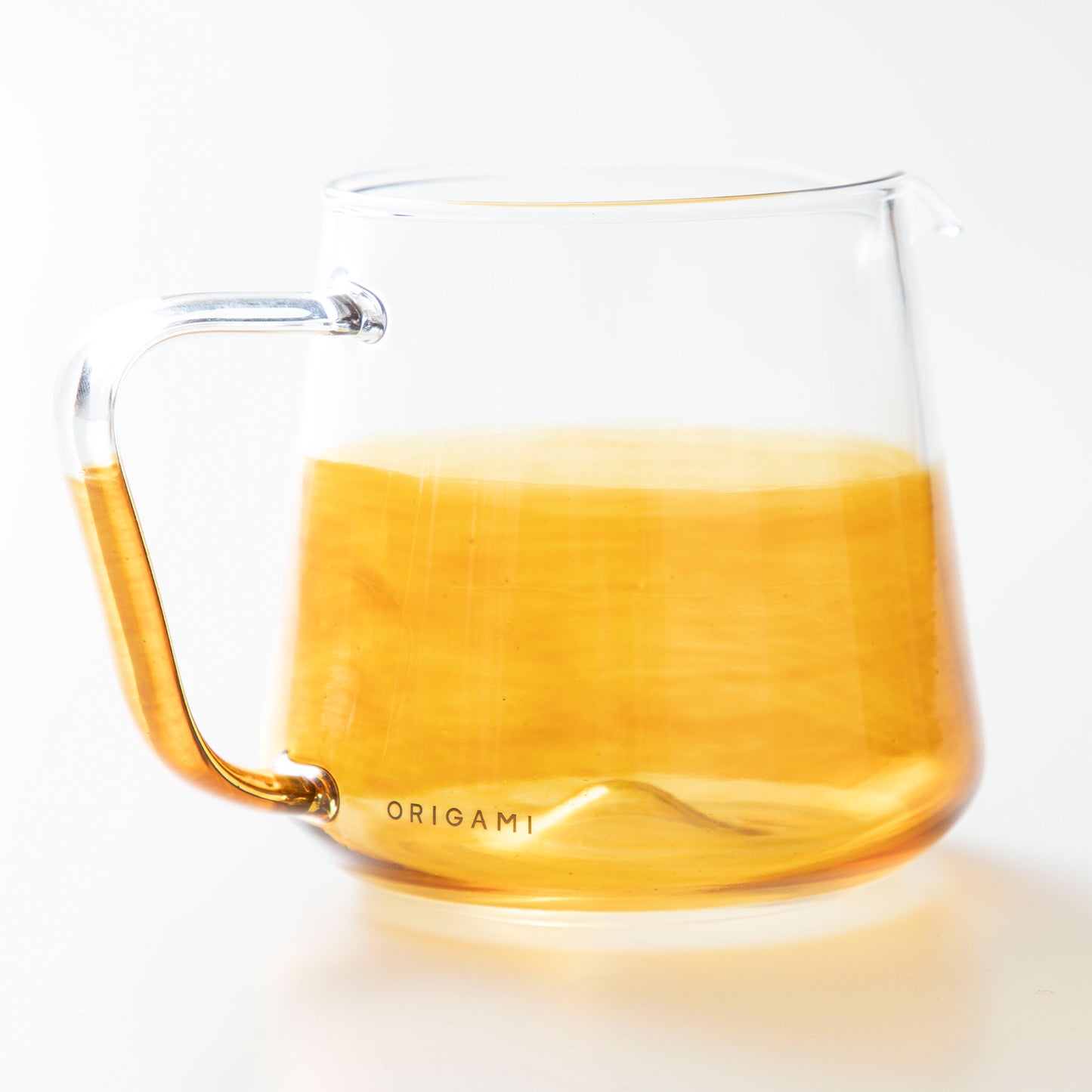 【Lottery Sale】 ORIGAMI × Maruyoshi Kosaka Aroma Glass Server [Clear Urushi]