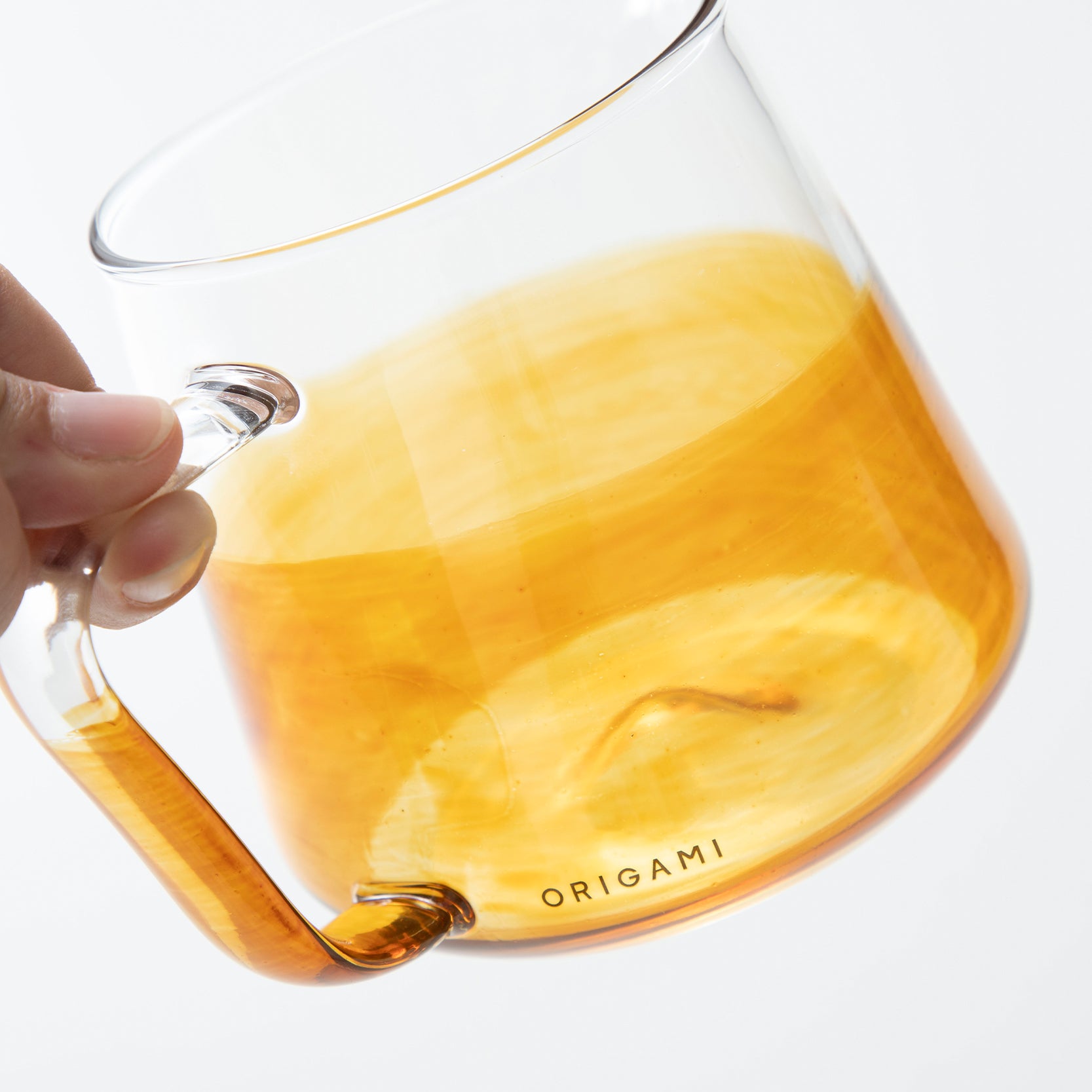 【Lottery Sale】 ORIGAMI × Maruyoshi Kosaka Aroma Glass Server [Clear Urushi]