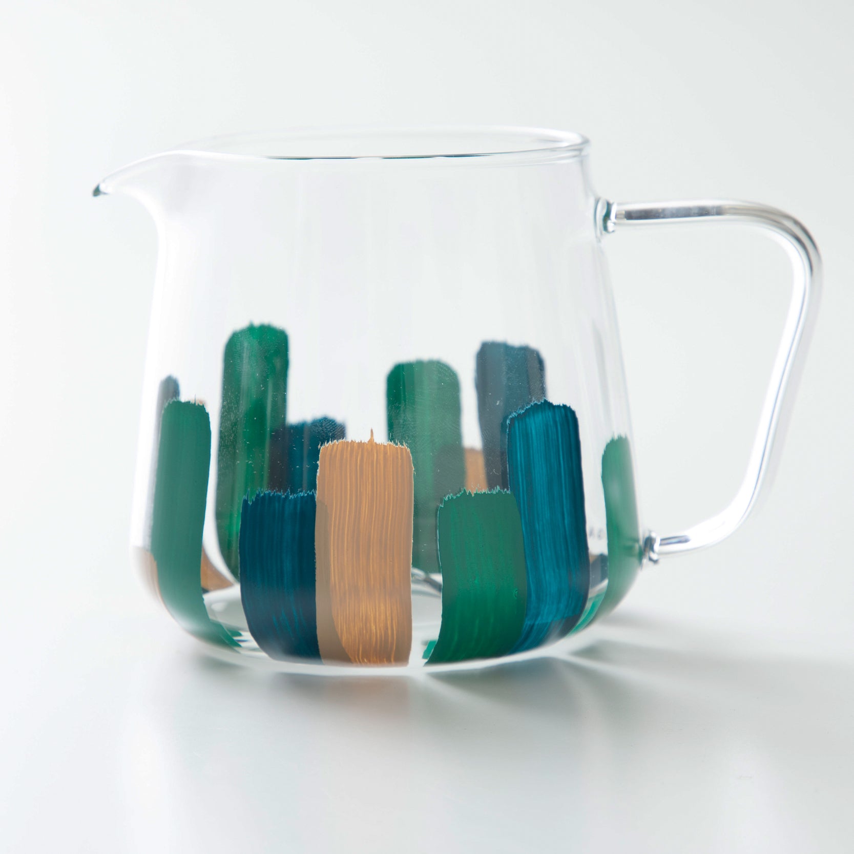 【Lottery Sales】ORIGAMI × Maruyoshi Kosaka Aroma Glass Server [Stripes] [ao]