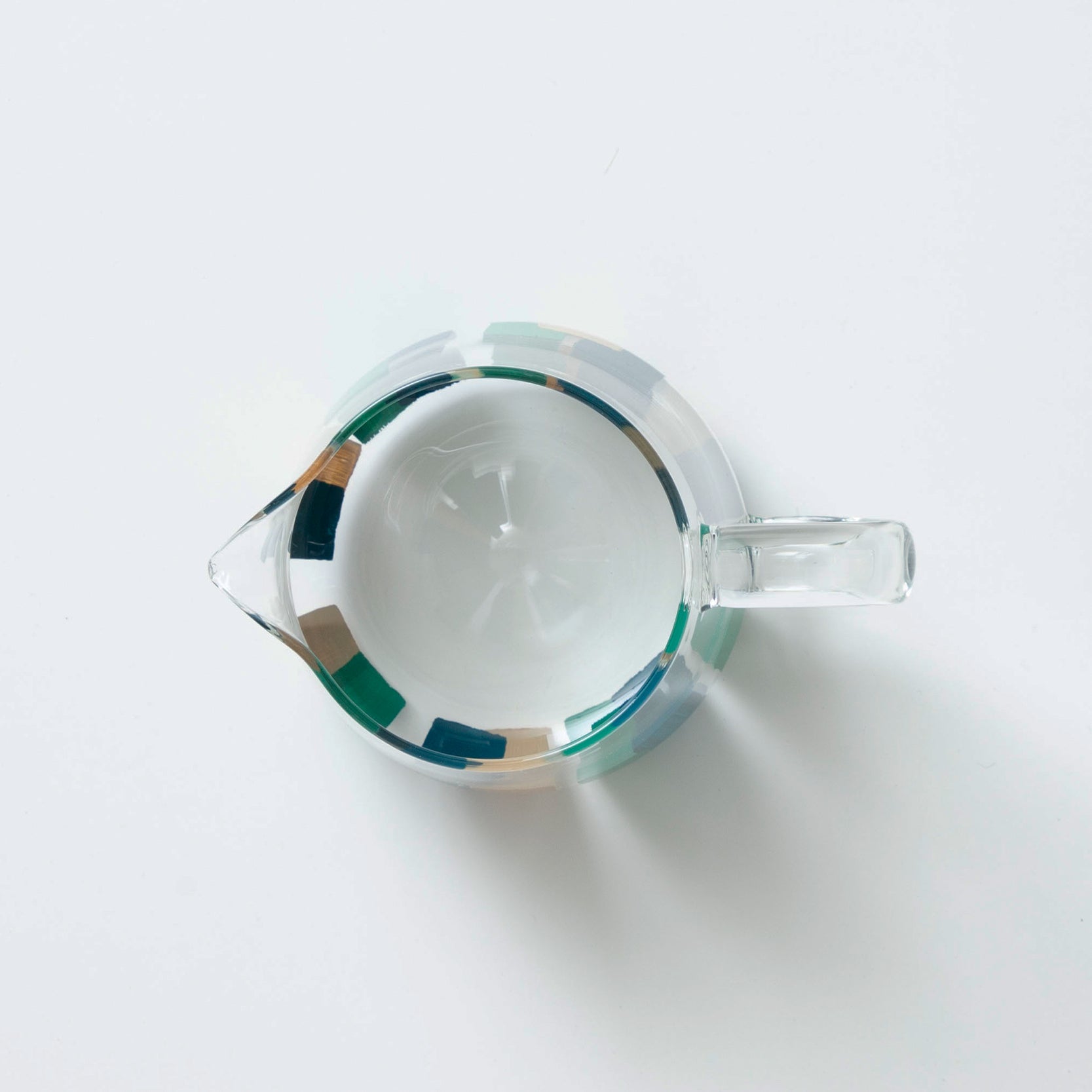 【Lottery Sales】ORIGAMI × Maruyoshi Kosaka Aroma Glass Server [Stripes] [ao]