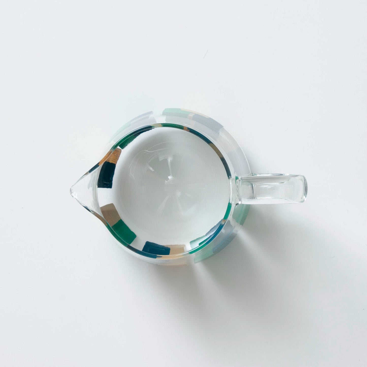【Lottery Sales】ORIGAMI × Maruyoshi Kosaka Aroma Glass Server [Stripes] [ao]