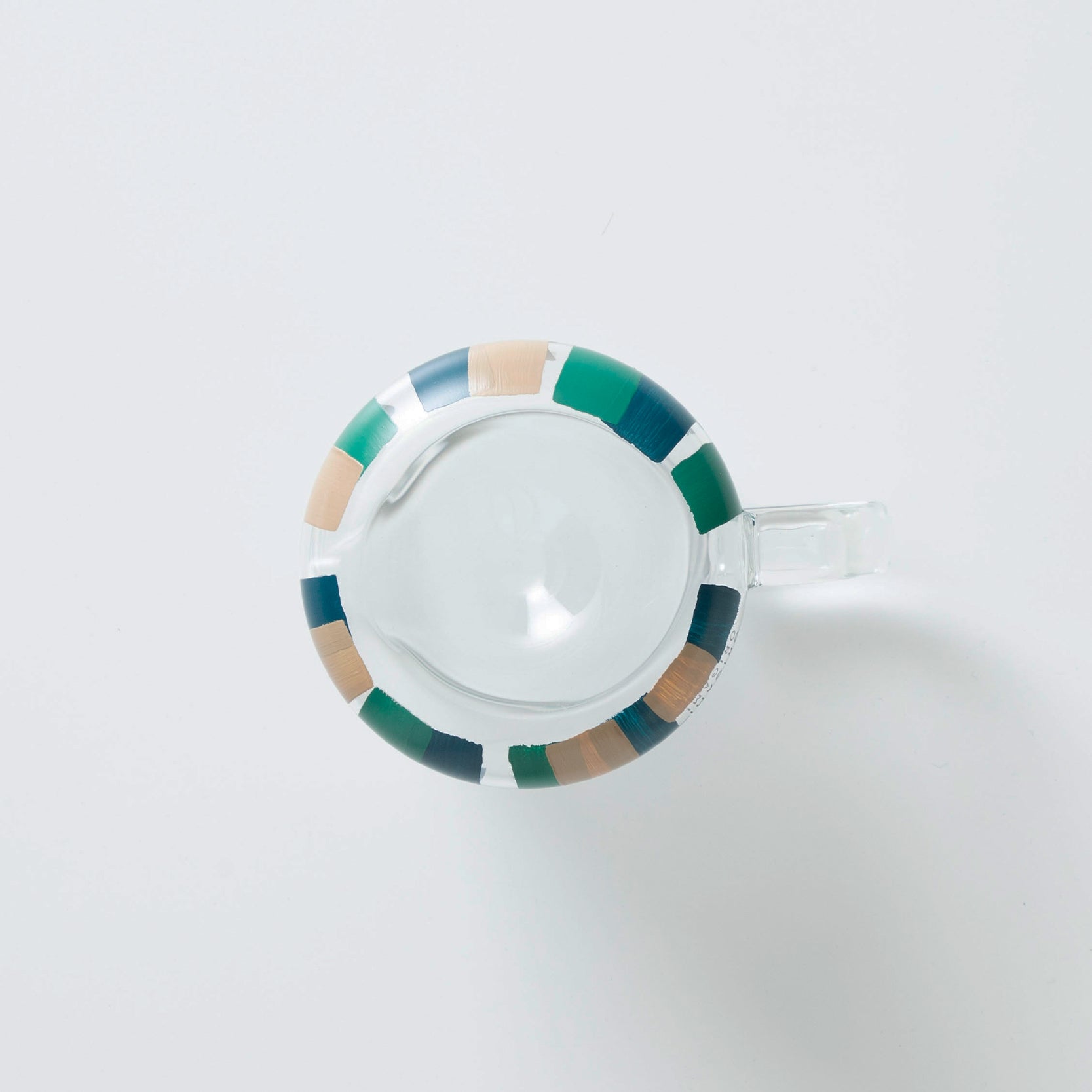 【Lottery Sales】ORIGAMI × Maruyoshi Kosaka Aroma Glass Server [Stripes] [ao]