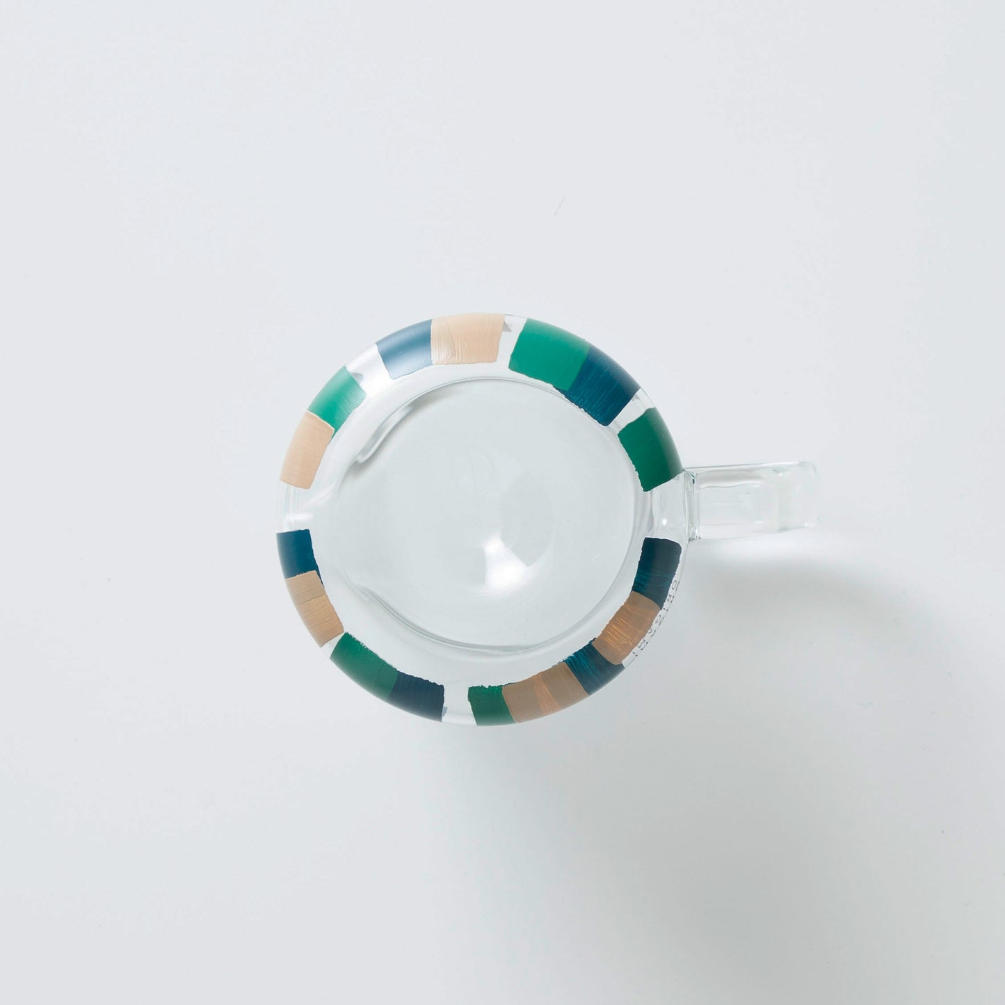 【Lottery Sales】ORIGAMI × Maruyoshi Kosaka Aroma Glass Server [Stripes] [ao]