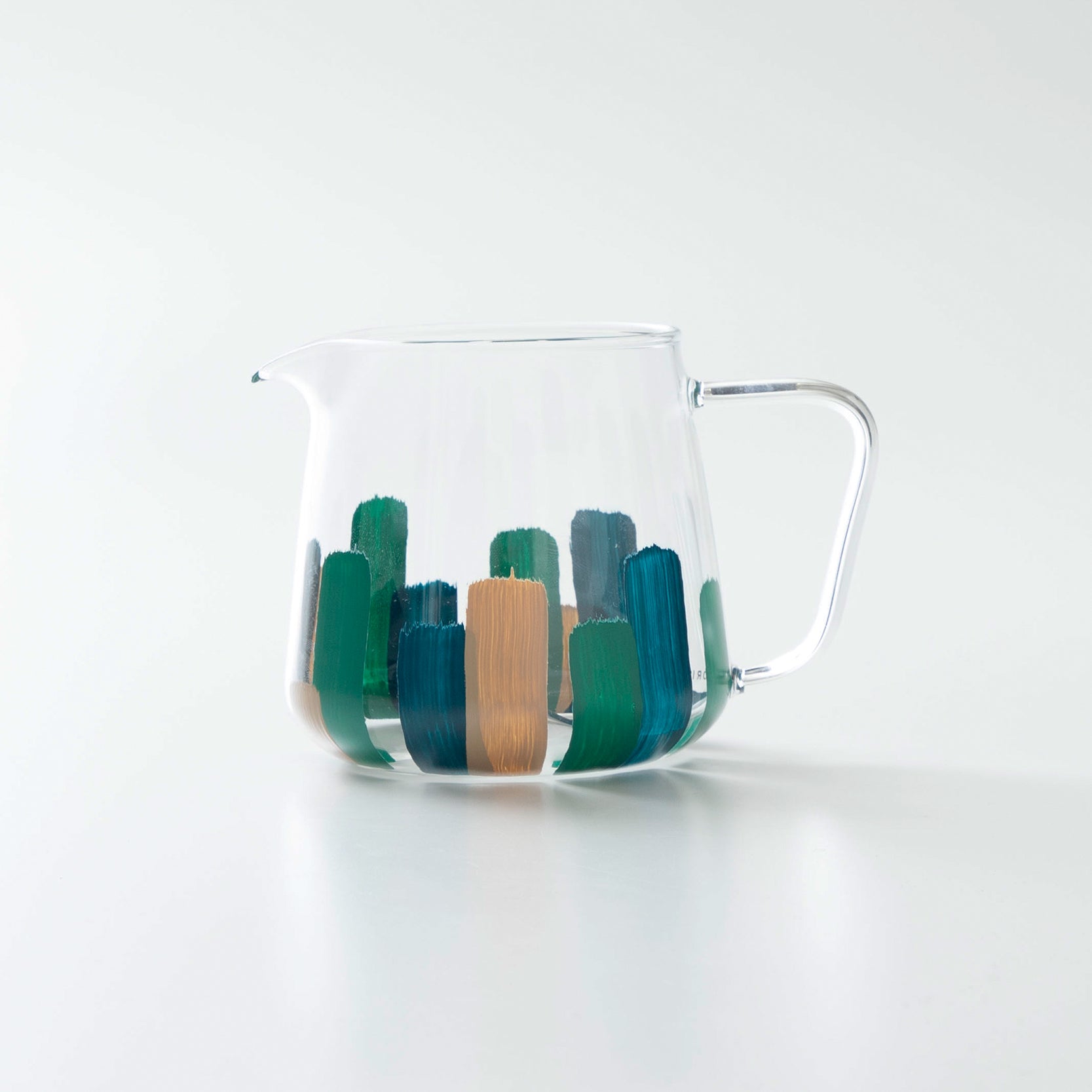 【Lottery Sales】ORIGAMI × Maruyoshi Kosaka Aroma Glass Server [Stripes] [ao]