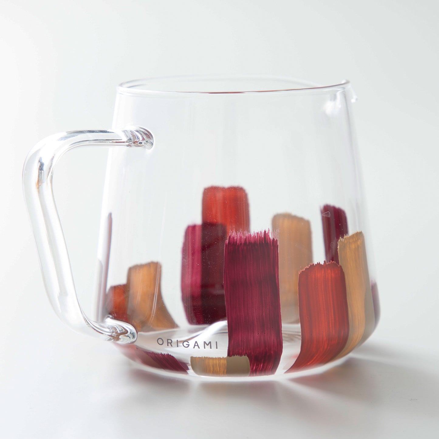 【Lottery Sales】ORIGAMI × Maruyoshi Kosaka Aroma Glass Server [Stripes] [fuji]