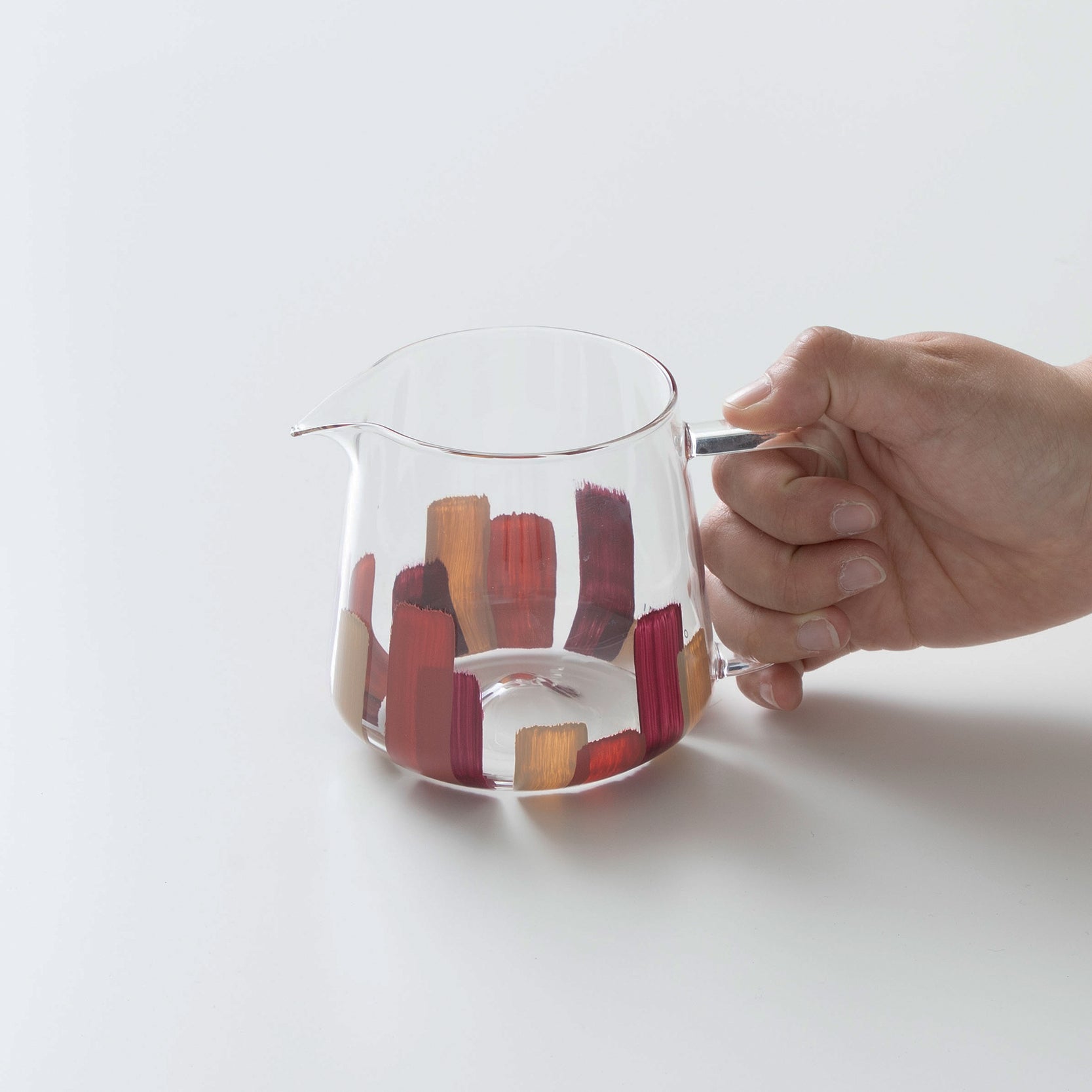 【Lottery Sales】ORIGAMI × Maruyoshi Kosaka Aroma Glass Server [Stripes] [fuji]