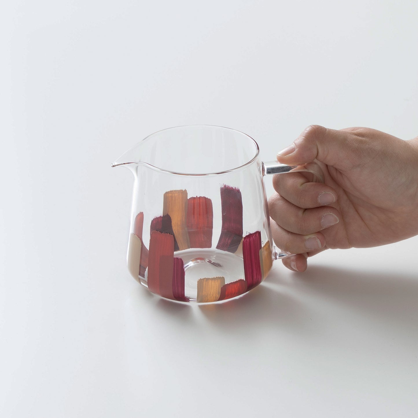 【Lottery Sales】ORIGAMI × Maruyoshi Kosaka Aroma Glass Server [Stripes] [fuji]