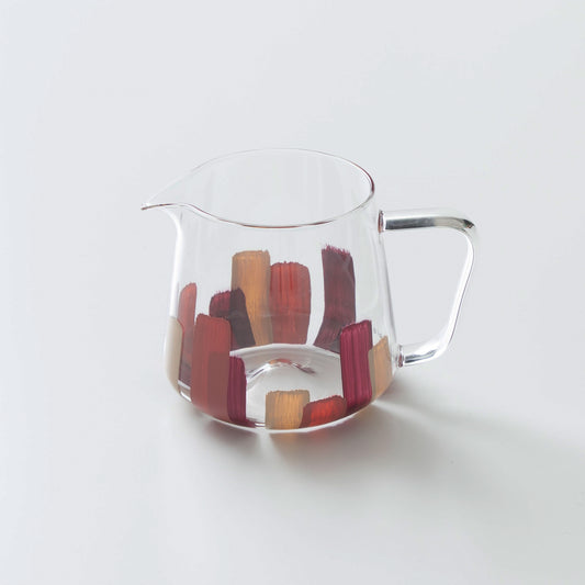 【Lottery Sales】ORIGAMI × Maruyoshi Kosaka Aroma Glass Server [Stripes] [fuji]